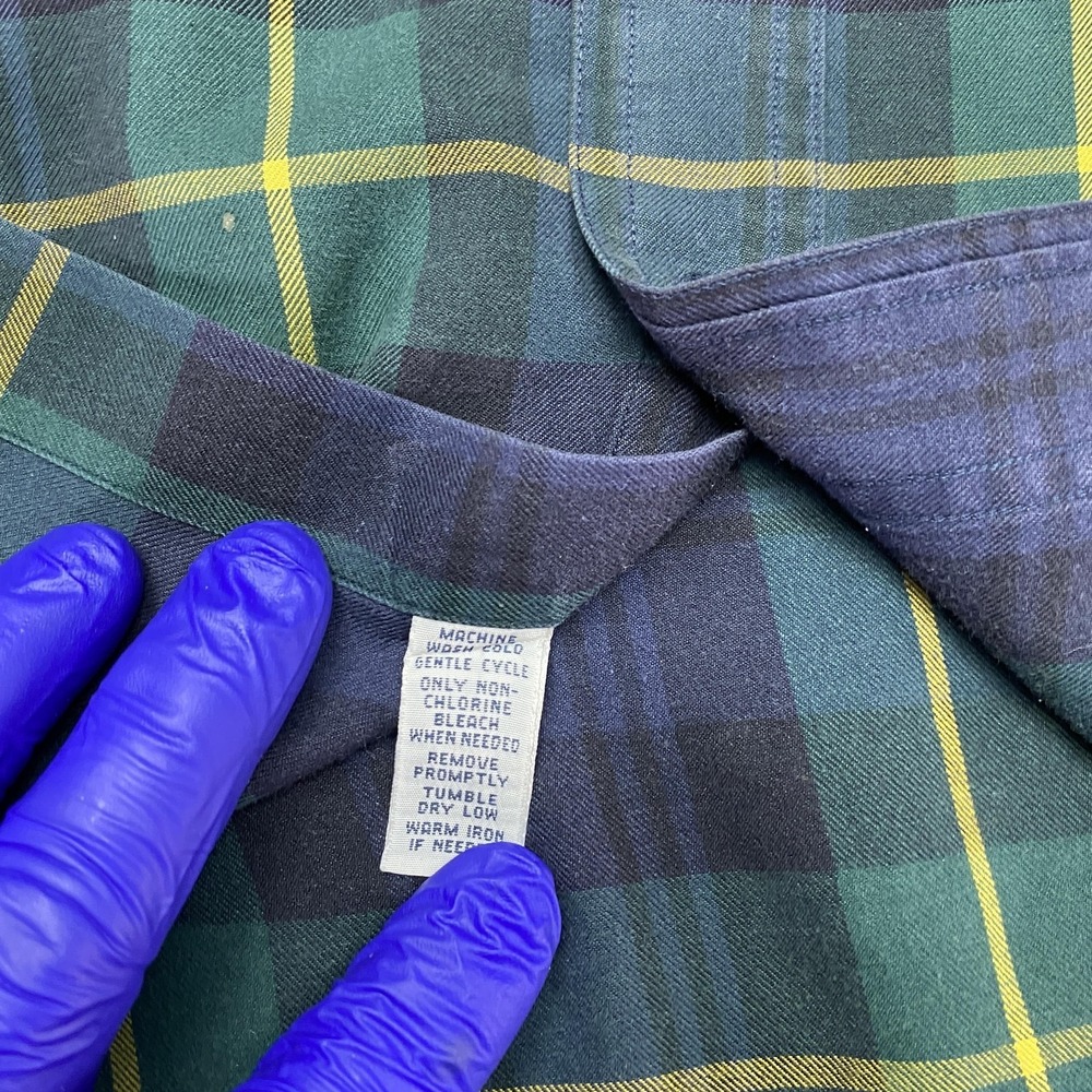 Polo by Ralph Lauren Green Navy Plaid Button-Down Shirt - Picture 4 of 9